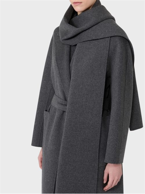 Long pure wool wrap coat with matching scarf S' MAX MARA | 2629016113600085